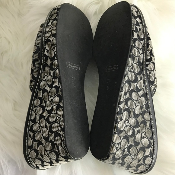 Coach Signature Connie Black Wedge Platform Shoe - Picture 5 of 7